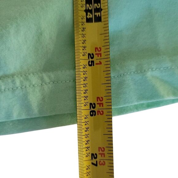 American Apparel Pin Up Girl Graphic Light Green Tee Shirt Size S - Picture 7 of 7